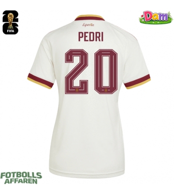 Spanien Pedri Gonzalez #20 Bortatröja Kvinnor VM 2026 Kortärmad